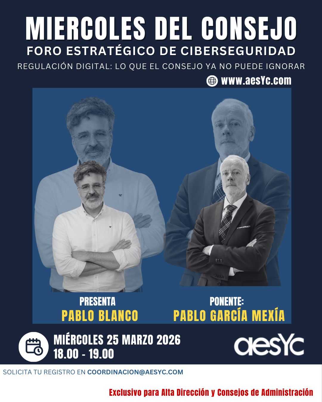 Pablo García Mexía analiza el impacto del AI Act en los Consejos de Administración en los “Miércoles del Consejo”