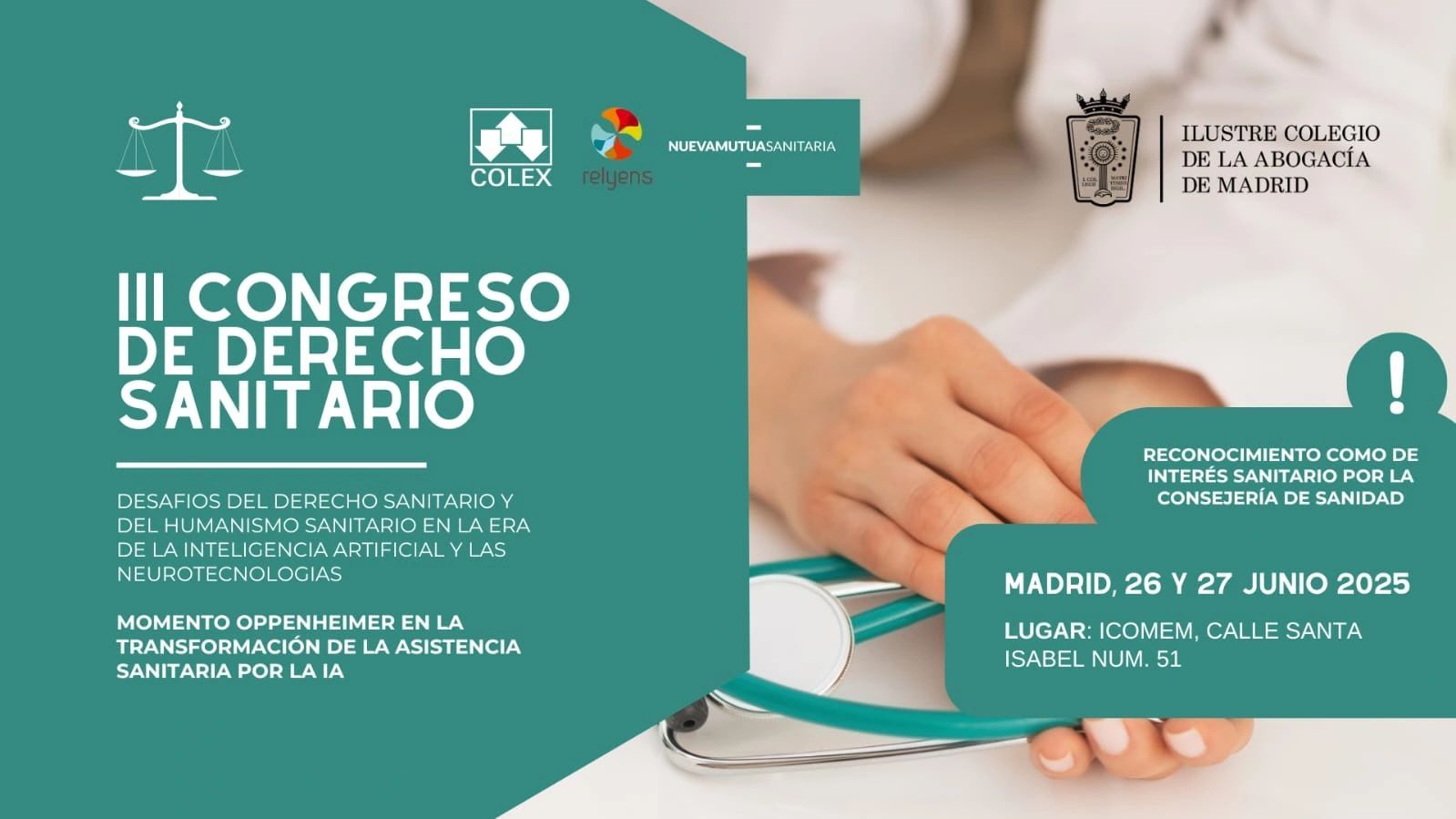 III HEALTH LAW CONGRESS ORGANIZED BY ICOMEM